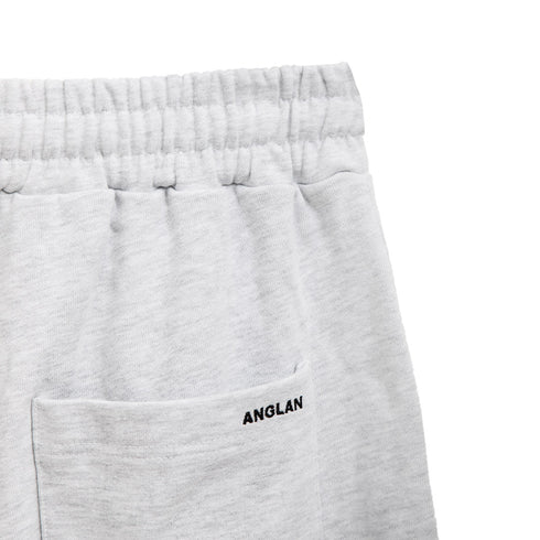 Anglan Wappen Sweat Balloon Pants White Melange Degli Uberti